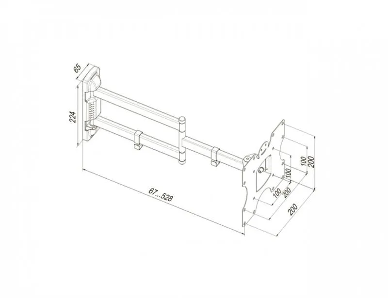 Кронштейн KSL WMO-4025T (VESA200х200) - зображення 1