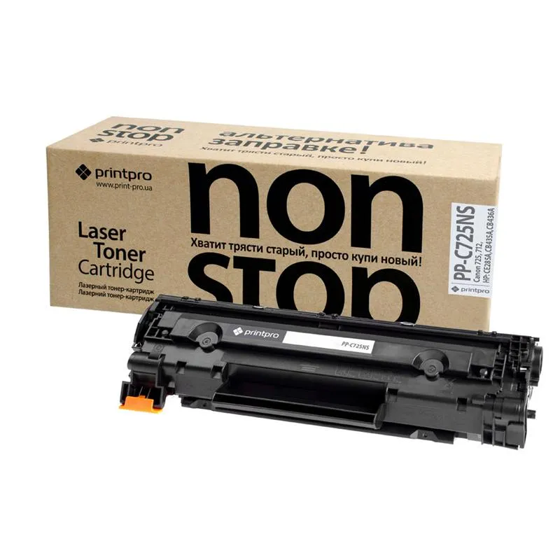 Картридж PrintPro NonStop (PP-C725NS) Canon LBP-6000/6020/MF3010 (Canon 725) - зображення 1