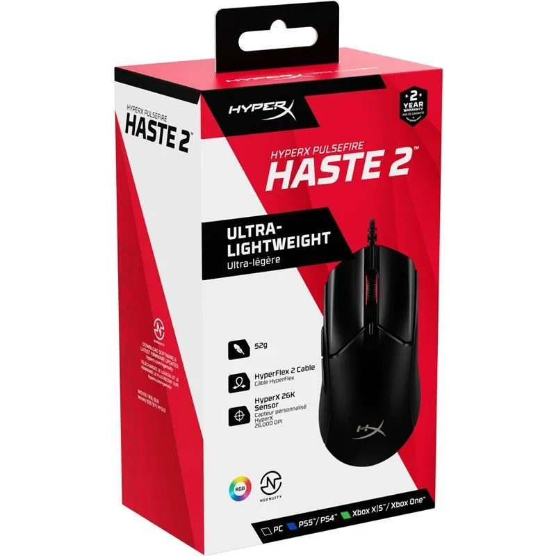 Миша HyperX Pulsefire Haste 2 Black (6N0A7AA) - мініатюра 7