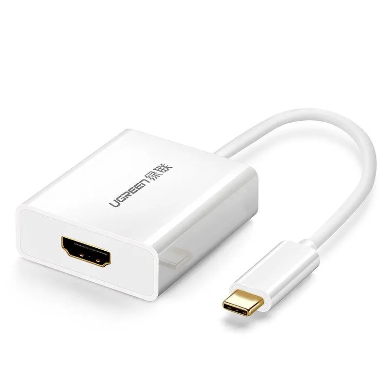 Адаптер Ugreen HDMI - USB Type-C (F/M), White (40273) - зображення 1