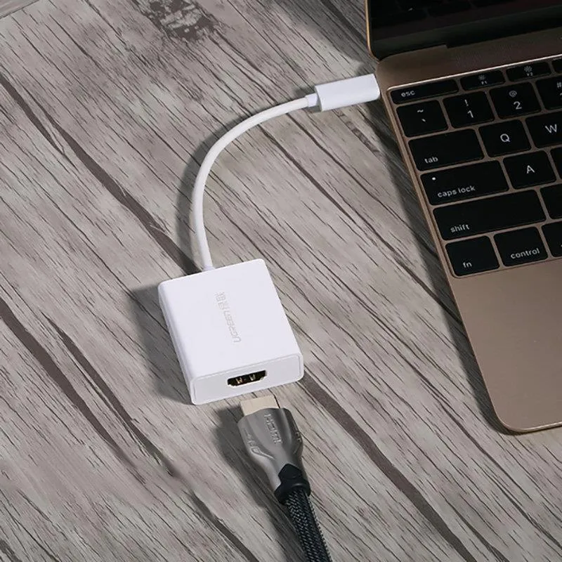 Адаптер Ugreen HDMI - USB Type-C (F/M), White (40273) - мініатюра 4