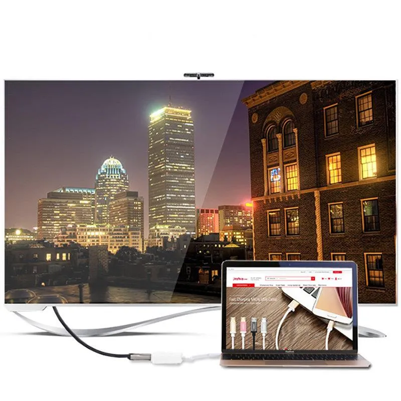 Адаптер Ugreen HDMI - USB Type-C (F/M), White (40273) - мініатюра 5
