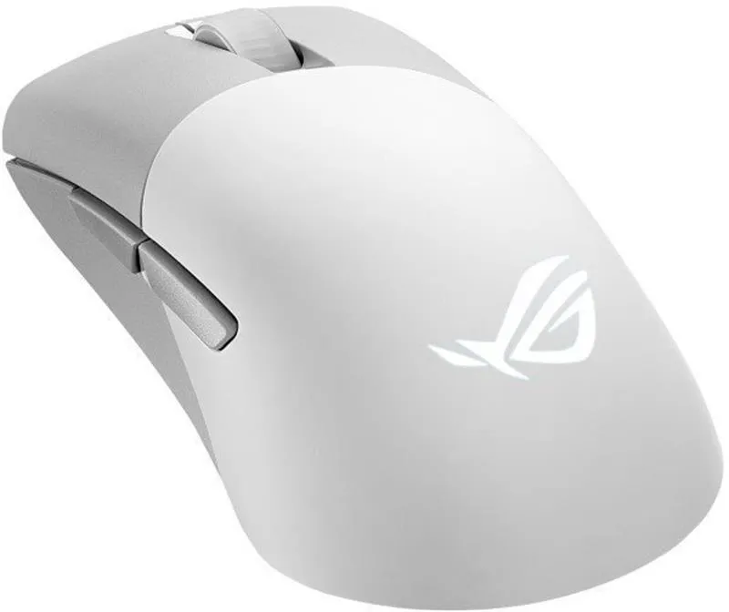 Миша бездротова Asus ROG Keris AimPoint RGB White (90MP02V0-BMUA10) - мініатюра 2