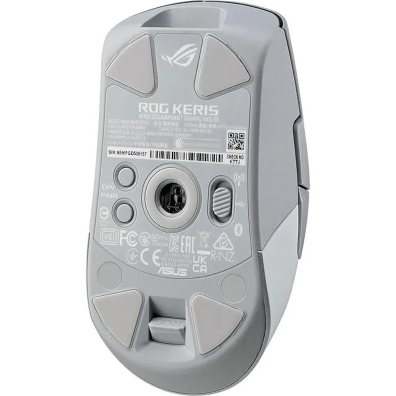 Миша бездротова Asus ROG Keris AimPoint RGB White (90MP02V0-BMUA10) - мініатюра 6