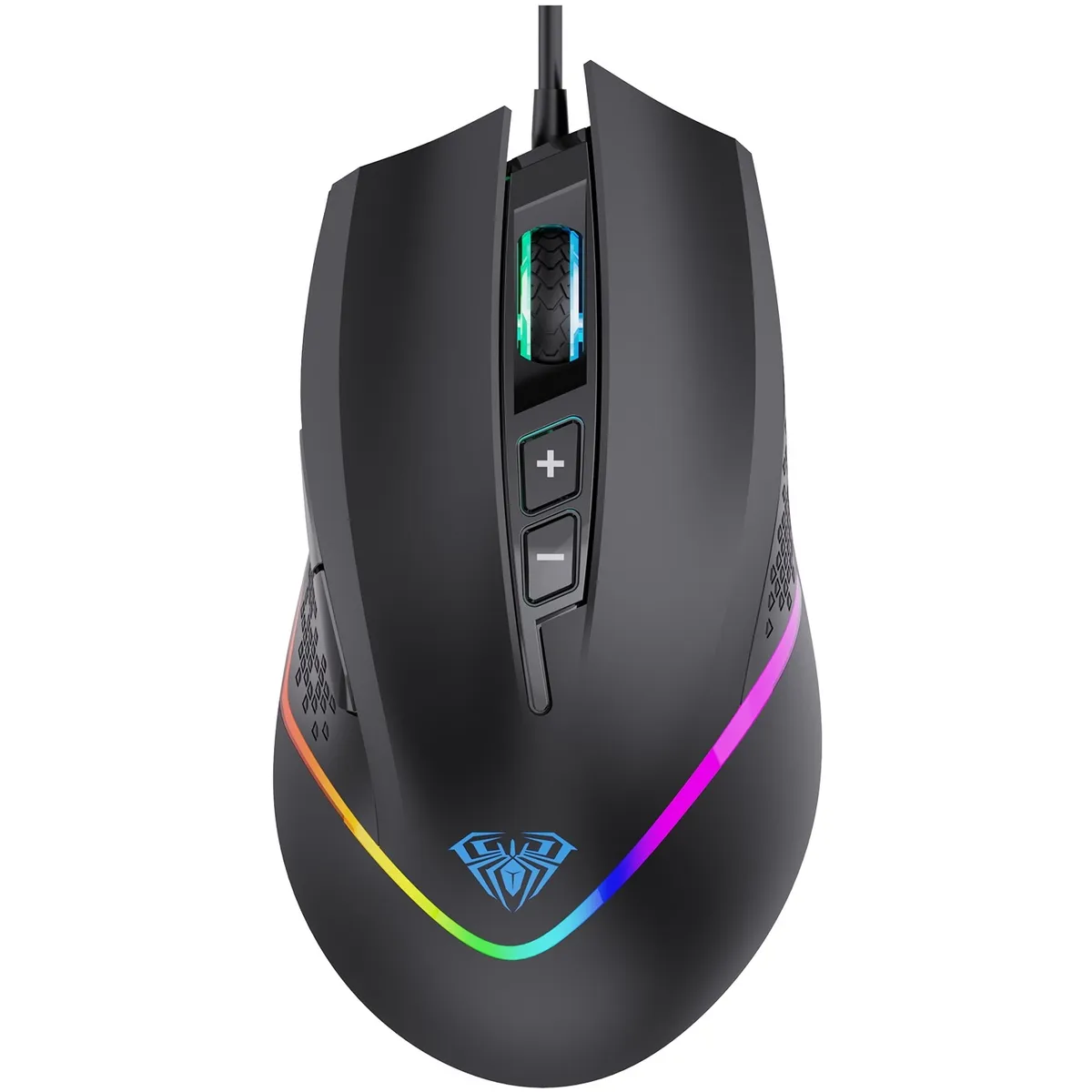 Миша Aula F805 Wired gaming mouse with 7 keys Black (6948391212906) - мініатюра 2