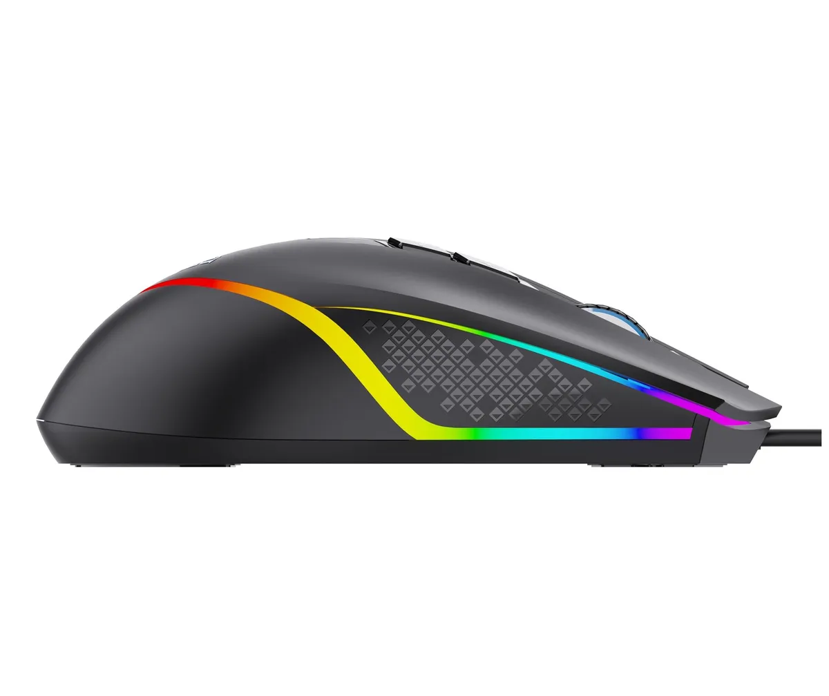 Миша Aula F805 Wired gaming mouse with 7 keys Black (6948391212906) - мініатюра 4