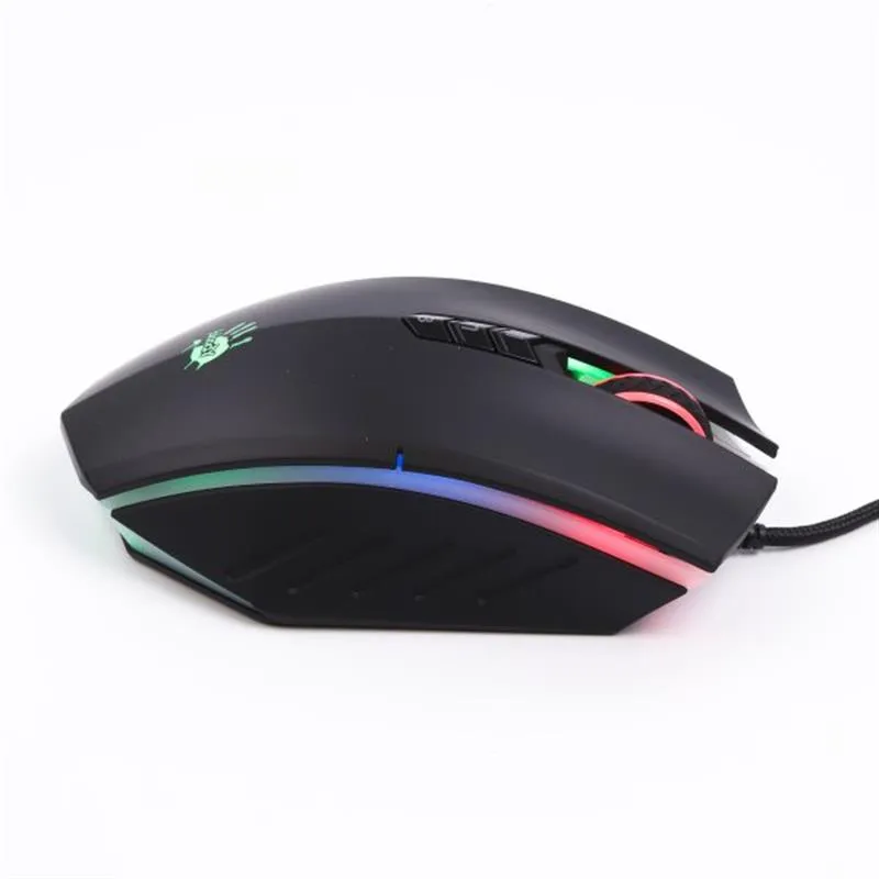 Миша Bloody A70A Matte Black - мініатюра 3