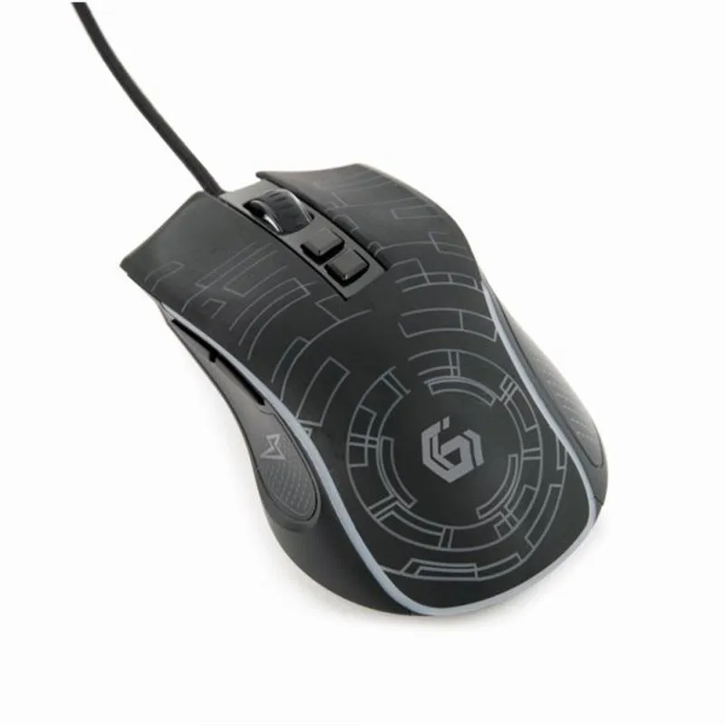 Миша Gembird MUSG-RGB-01 Black - зображення 1