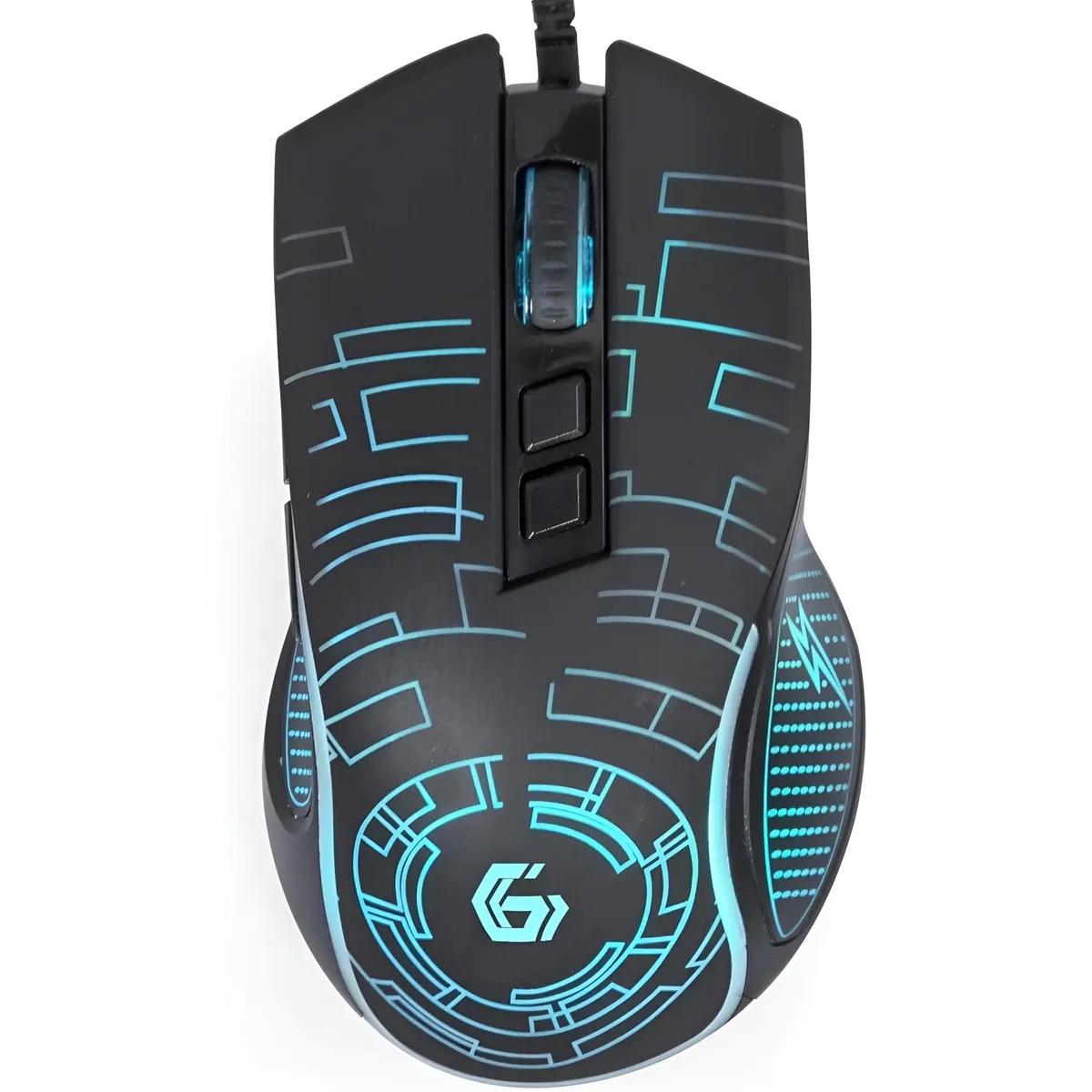 Миша Gembird MUSG-RGB-01 Black - мініатюра 8