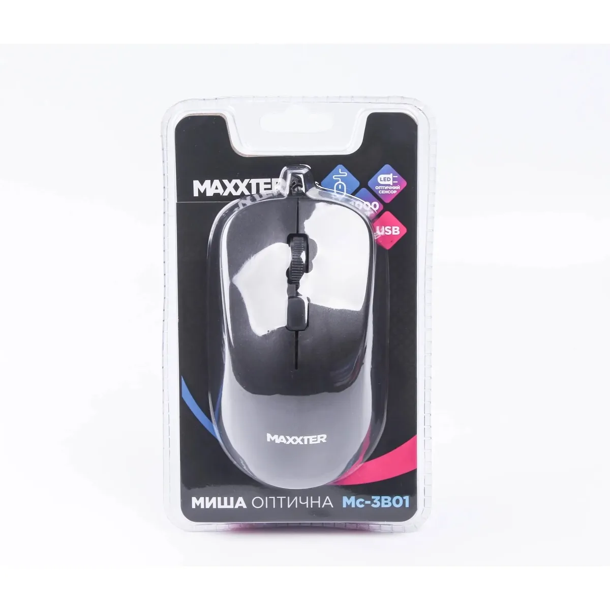 Миша Maxxter Mc-3B01 Black - мініатюра 3
