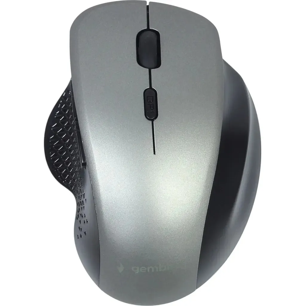 Миша бездротова Gembird MUSW-6B-02-BG Black/Gray - мініатюра 3
