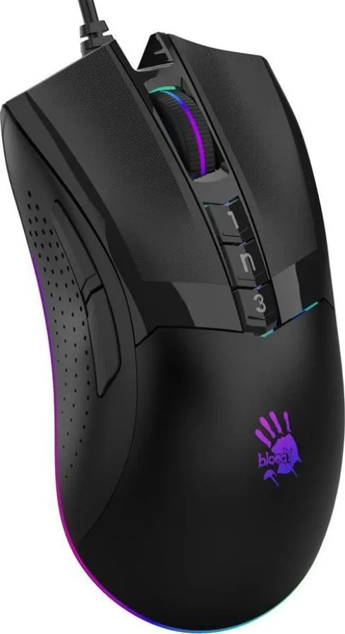 Миша Bloody W90 Pro Stone Black - мініатюра 4