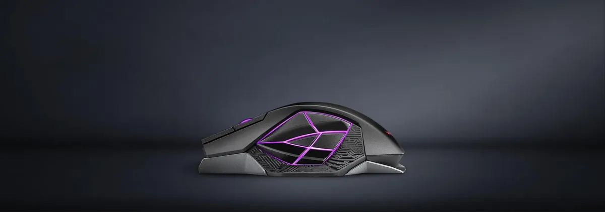 Миша бездротова Asus ROG Spatha X RGB Black (90MP0220-BMUA00) - мініатюра 4