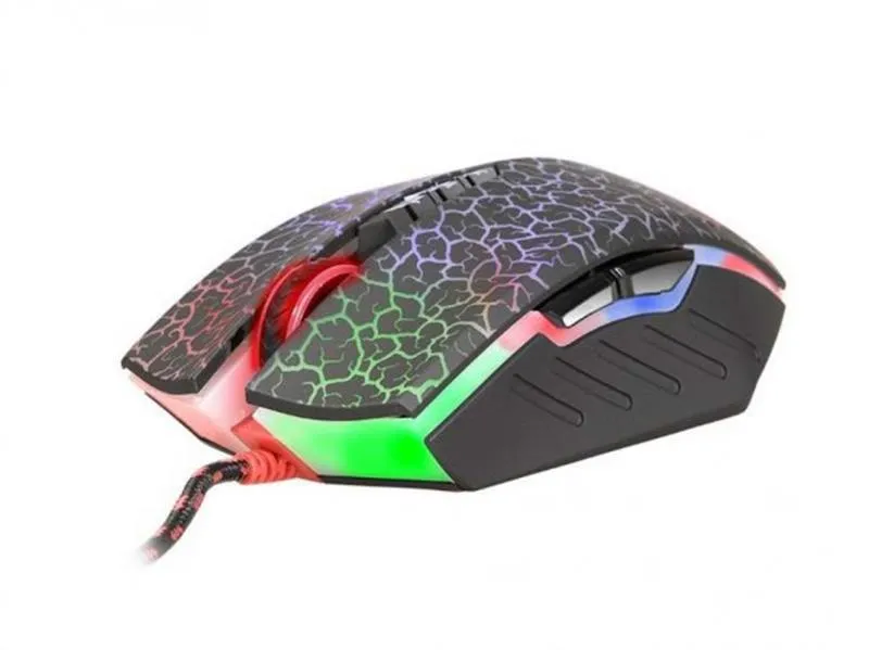 Миша Bloody A70A Crackle Black - зображення 1
