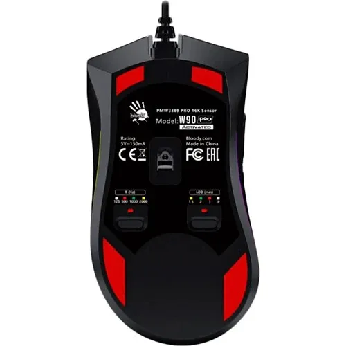 Миша Bloody A70A Crackle Black - мініатюра 7