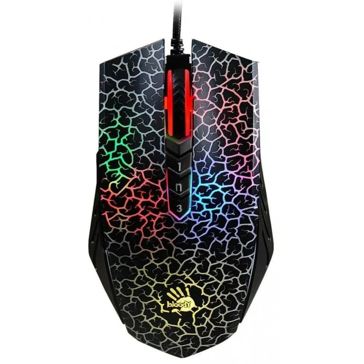 Миша Bloody A70A Crackle Black - мініатюра 8