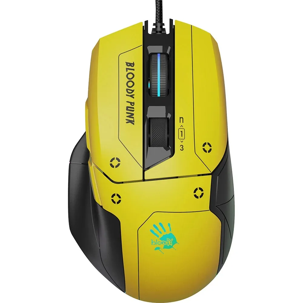 Миша A4Tech Bloody W70 Max Punk Yellow - мініатюра 10