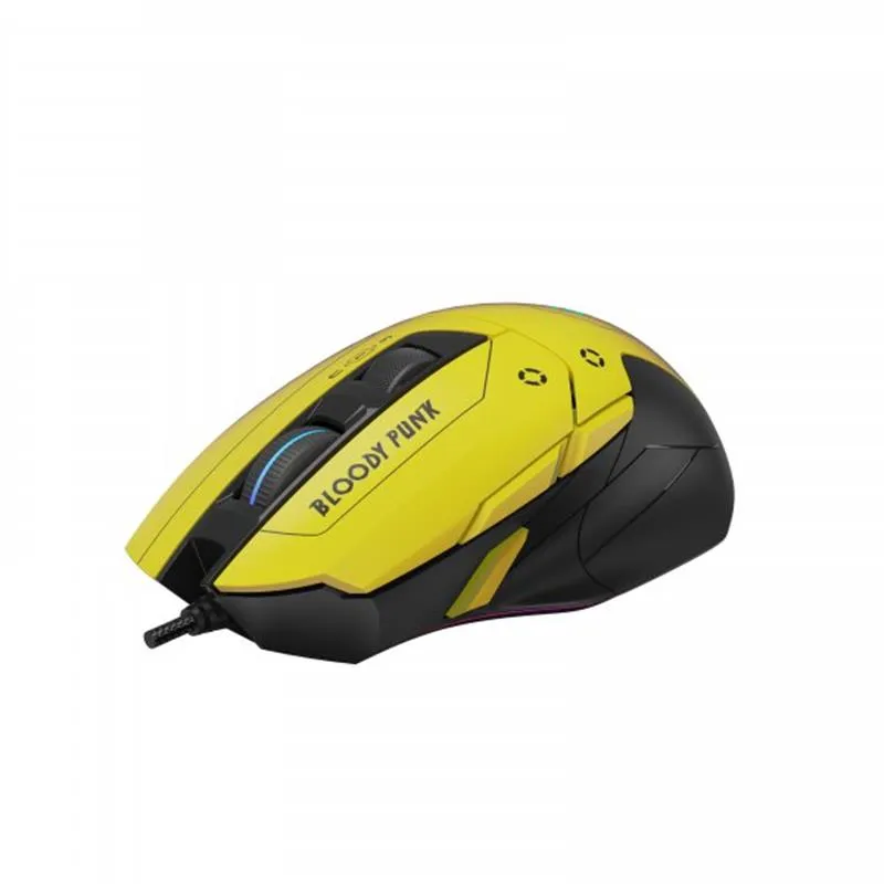 Миша A4Tech Bloody W70 Max Punk Yellow - мініатюра 2