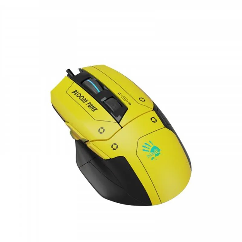 Миша A4Tech Bloody W70 Max Punk Yellow - мініатюра 4
