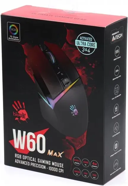 Миша Bloody W60 Max Gradient Red - мініатюра 2
