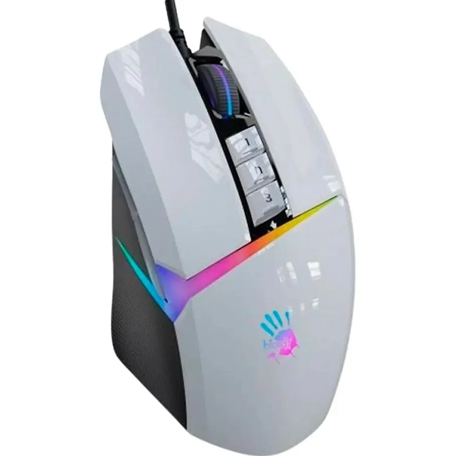 Миша Bloody W60 Max Panda White - зображення 1