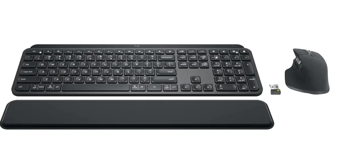 Комплект (клавіатура, миша) бездротовий Logitech MX Keys Combo for Business Graphite US (920-010933) - мініатюра 2