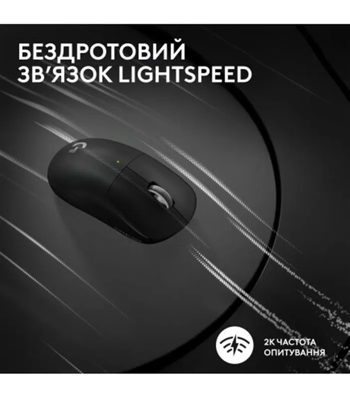 Миша бездротова Logitech G Pro X Superlight 2 Black (910-006630) - мініатюра 2