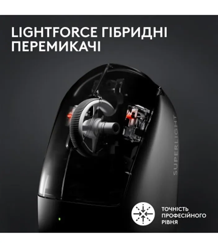 Миша бездротова Logitech G Pro X Superlight 2 Black (910-006630) - мініатюра 6