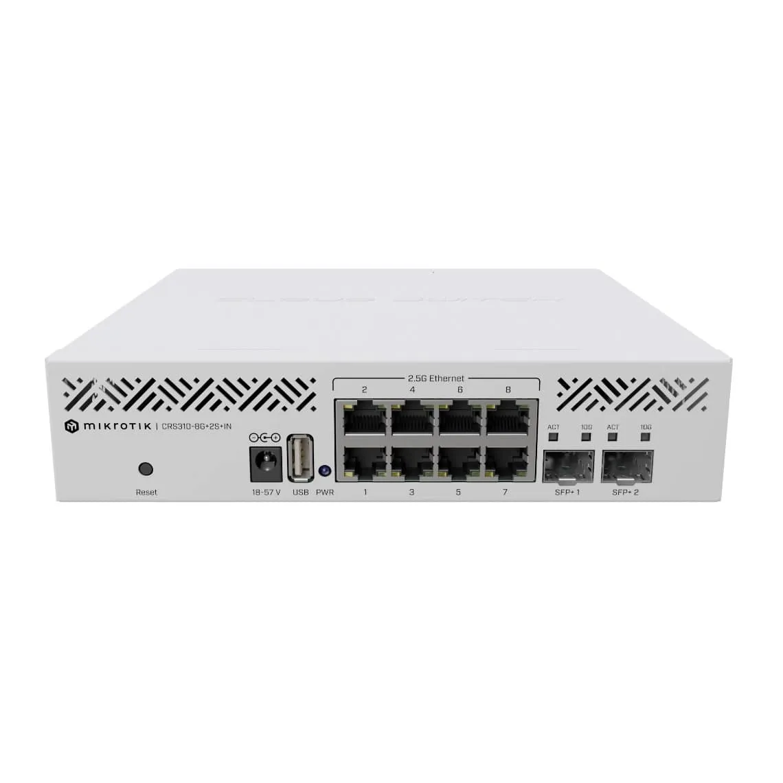Комутатор MikroTik CRS310-8G+2S+IN - мініатюра 2