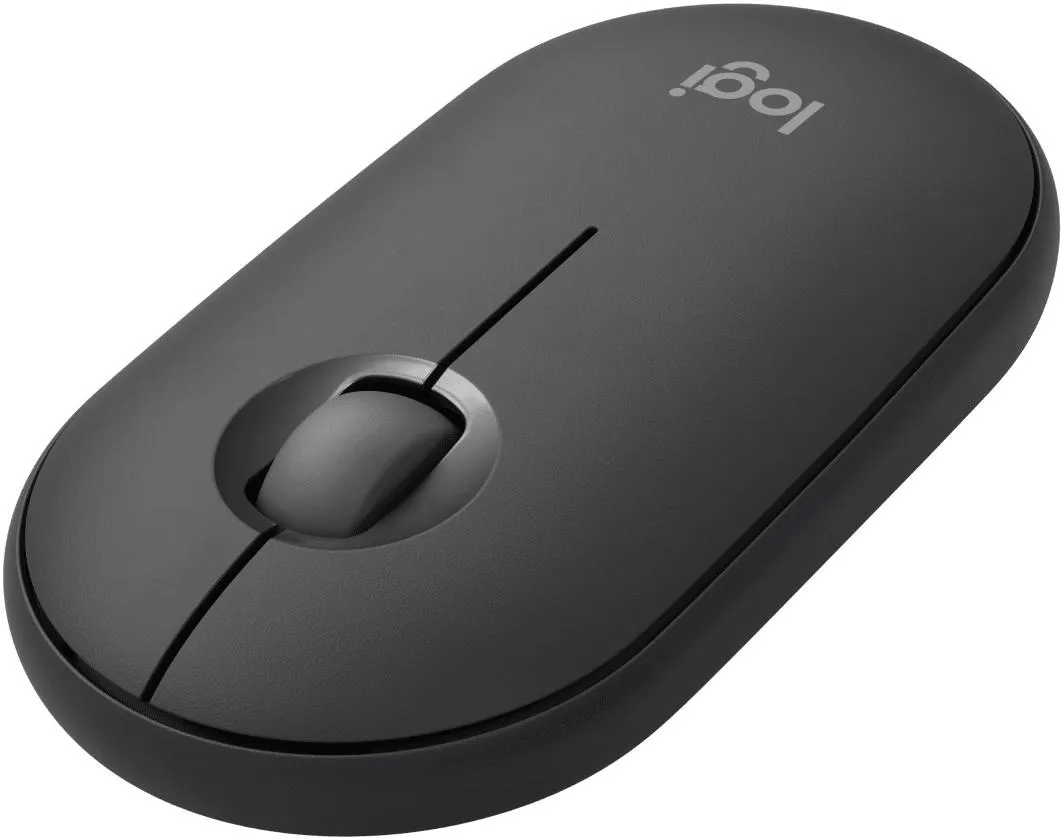 Миша бездротова Logitech Pebble Mouse 2 M350s Graphite (910-007015) - мініатюра 6