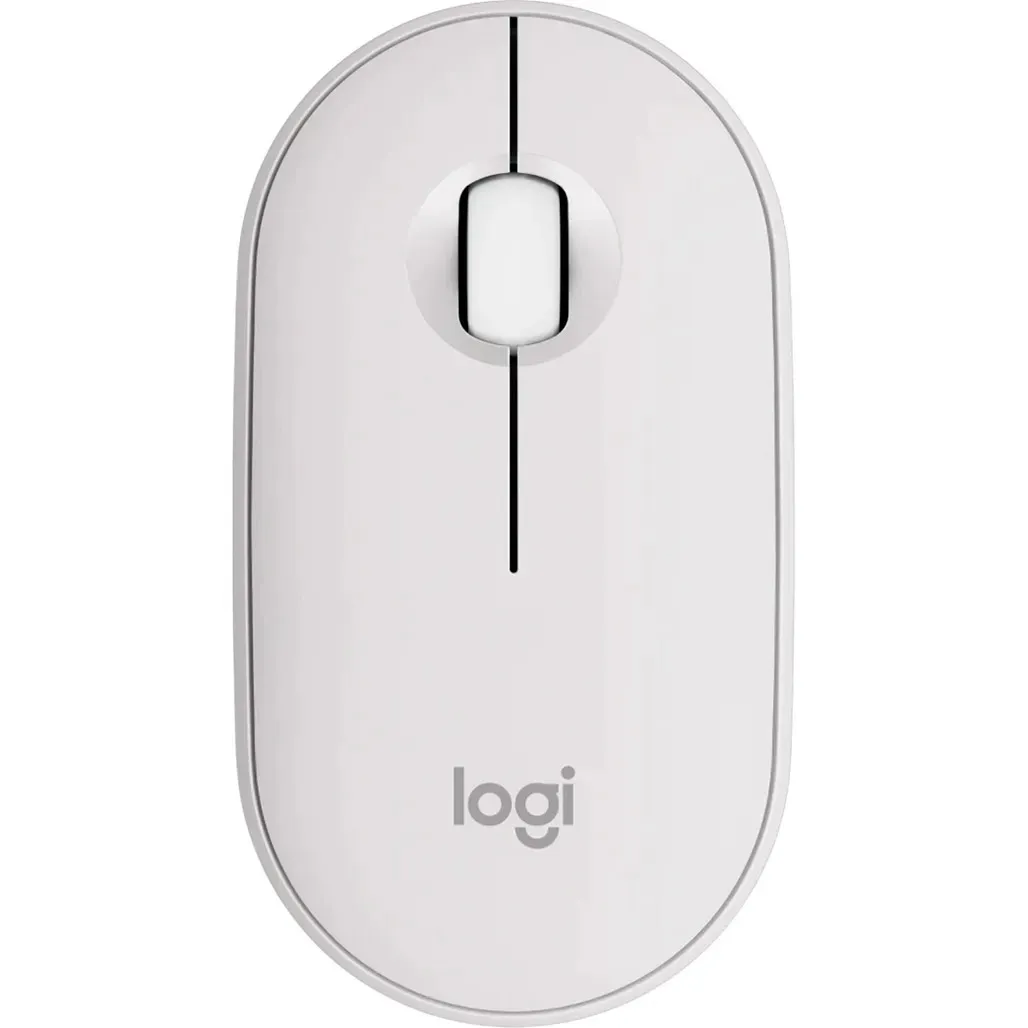 Миша бездротова Logitech Pebble Mouse 2 M350s White (910-007013) - мініатюра 4