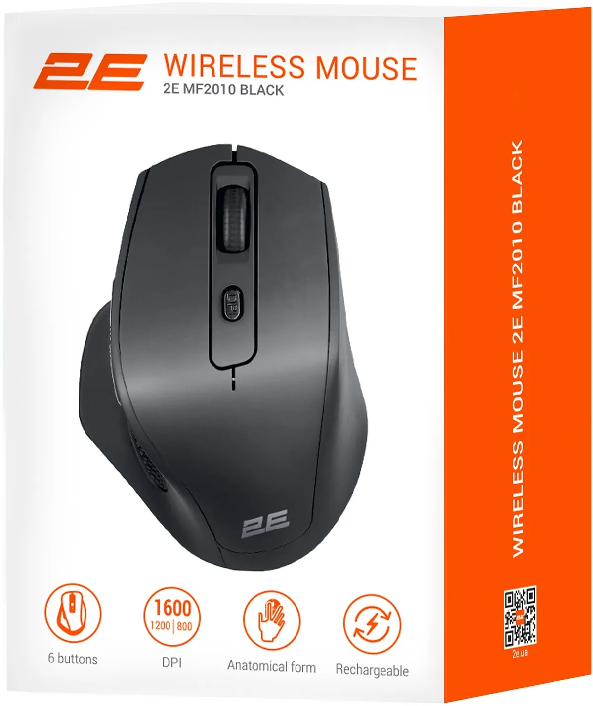 Миша бездротова 2E MF2010 WL Black (2E-MF2010WB) - мініатюра 5