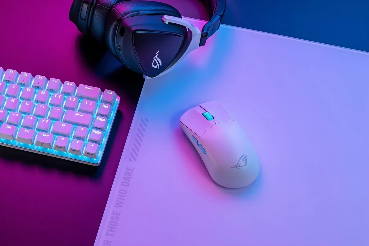 Миша бездротова Asus ROG Harpe Ace Aim Lab Edition White (90MP02W0-BMUA10) - мініатюра 11