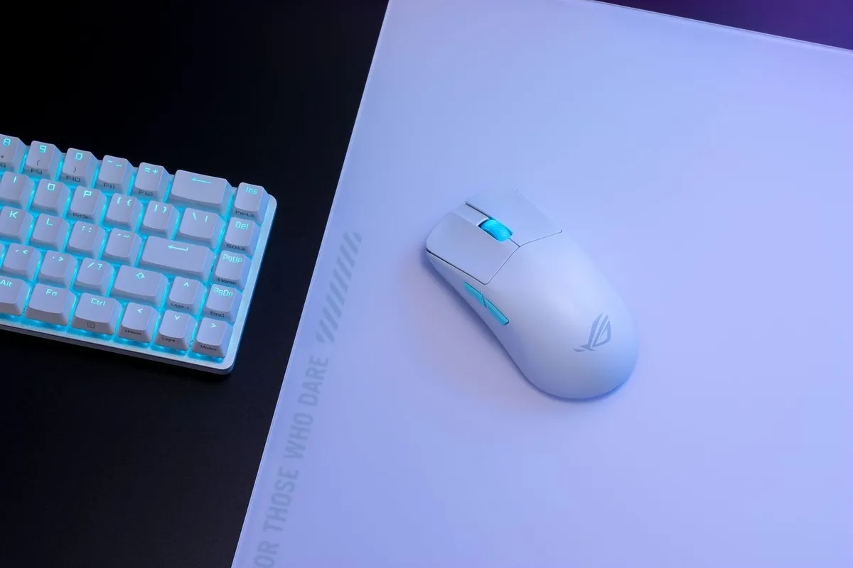 Миша бездротова Asus ROG Harpe Ace Aim Lab Edition White (90MP02W0-BMUA10) - мініатюра 9