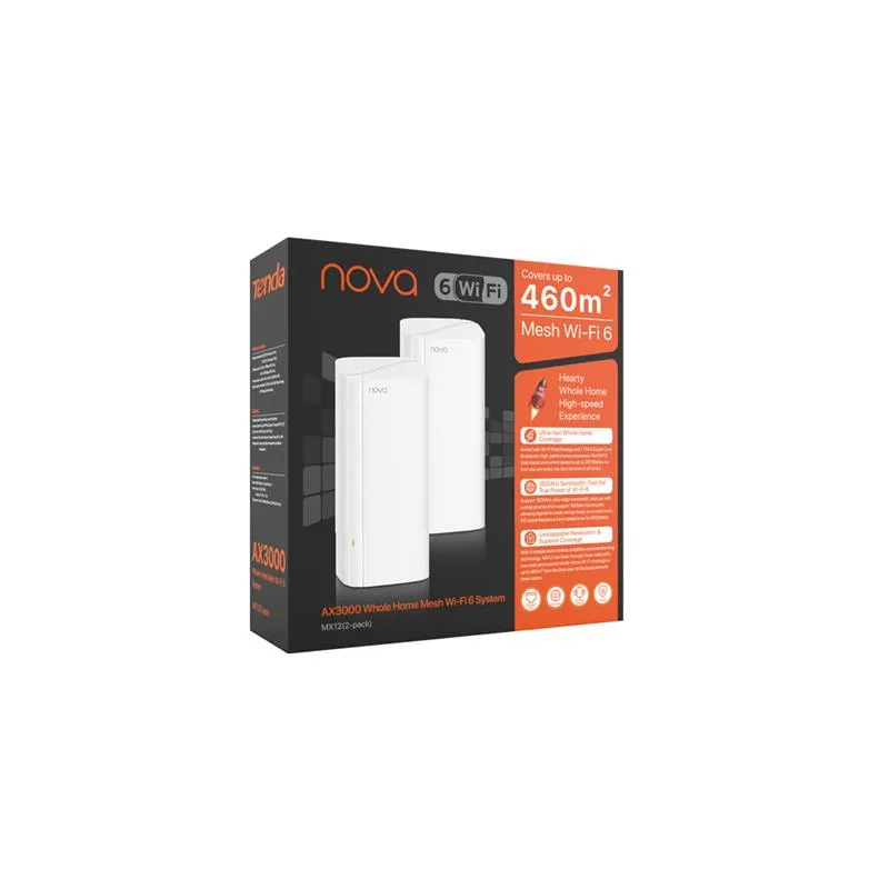 WiFi Mesh-система Tenda MX12 (MX12-KIT-2) - мініатюра 3