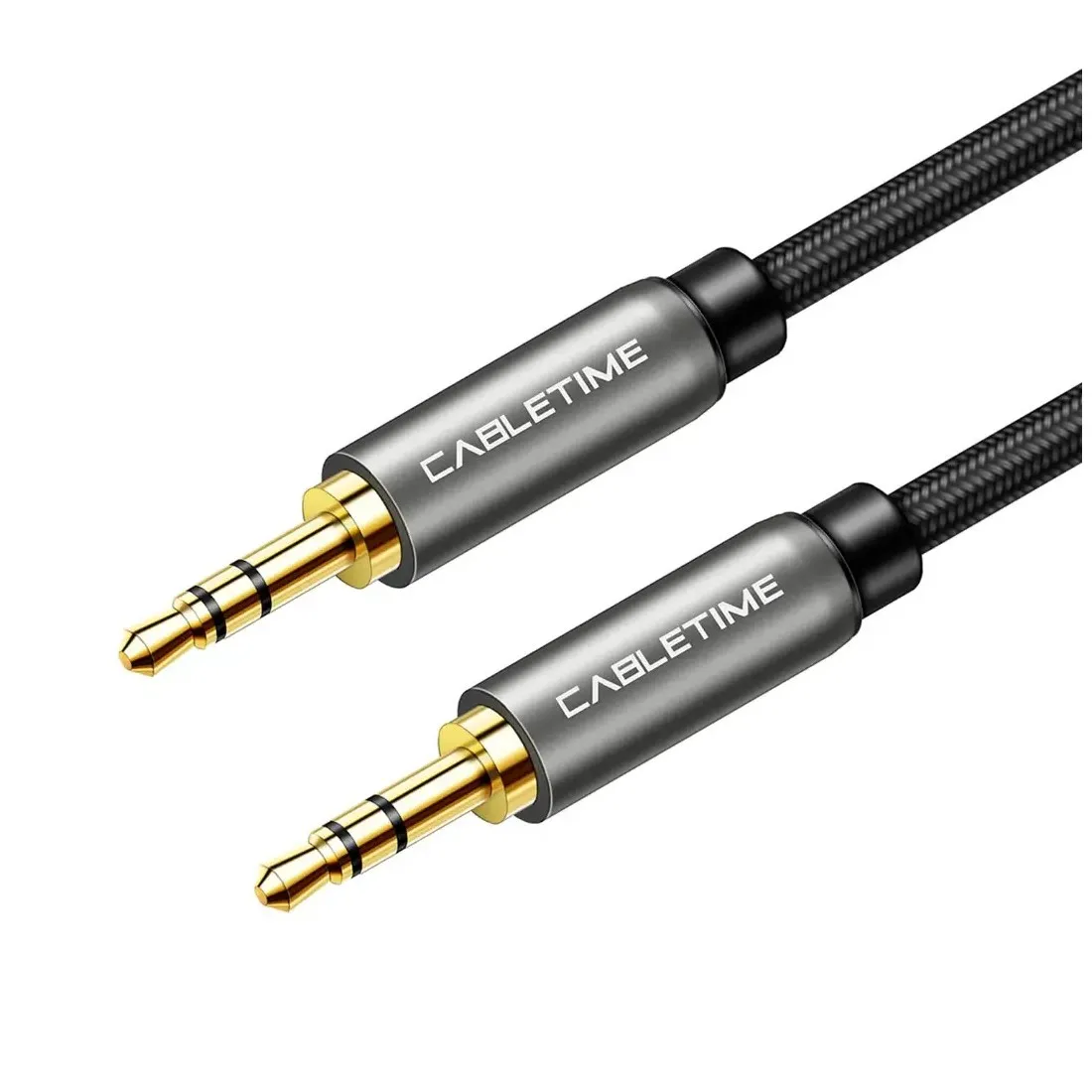 Кабель Cabletime Audio 3.5 мм - 3.5 мм (M/M), 1.8 м, 3 pin, Black (CF10K) - зображення 1