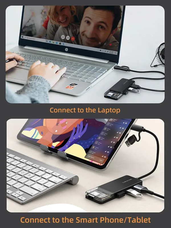 USB-хаб Cabletime CB03B USB Type-C 4-в-1 - мініатюра 6