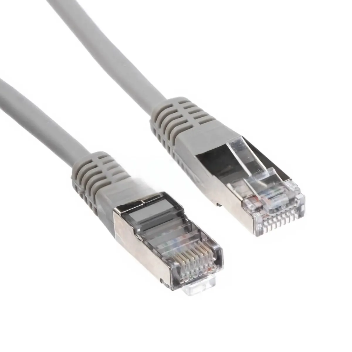 Патч-корд Strax CAT5e grau 5 м (4049759030148) Bulk - зображення 1