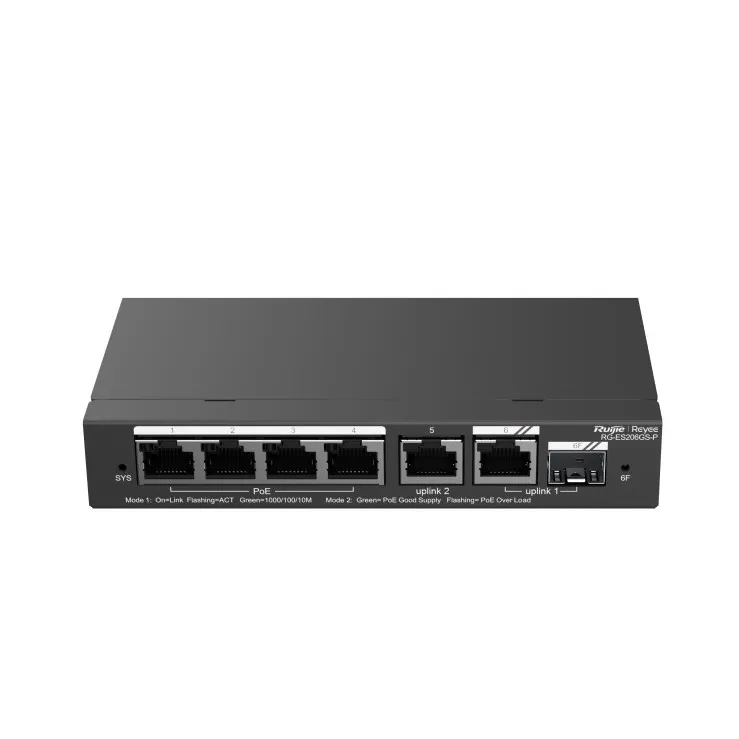 Комутатор Ruijie Reyee RG-ES206GS-P - зображення 1