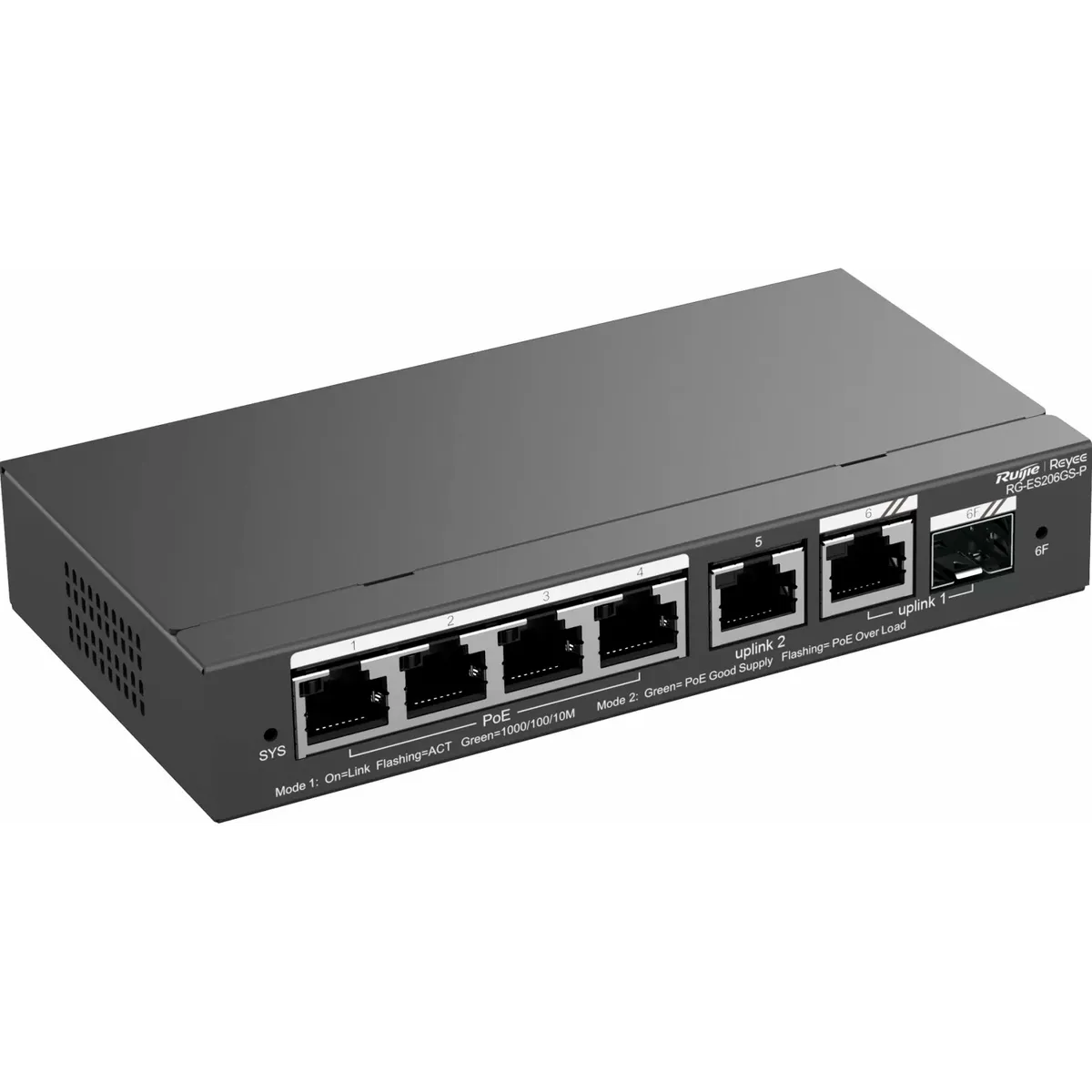 Комутатор Ruijie Reyee RG-ES206GS-P - мініатюра 7