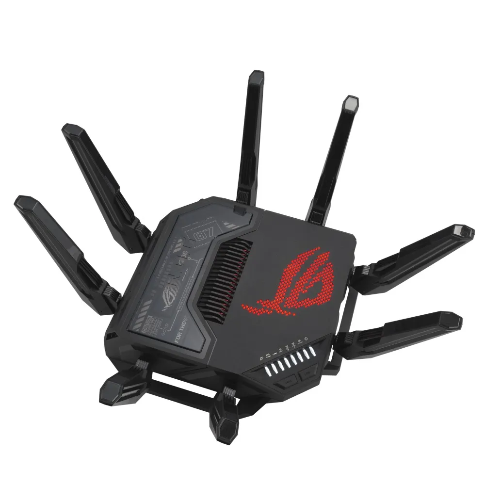 Бездротовий маршрутизатор Asus ROG Rapture GT-BE98 (90IG08F0-MO9A0V) - мініатюра 6