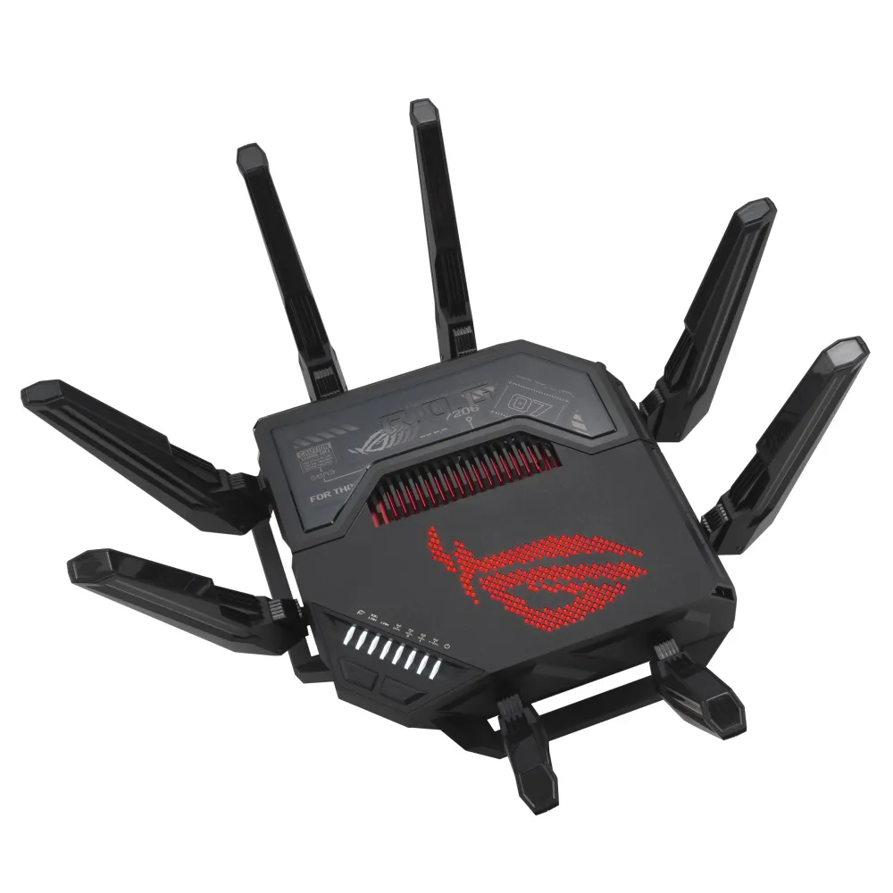 Бездротовий маршрутизатор Asus ROG Rapture GT-BE98 (90IG08F0-MO9A0V) - мініатюра 7
