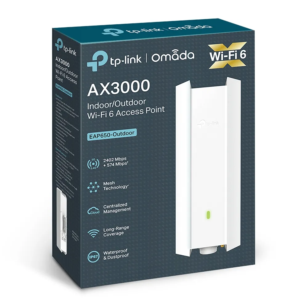 Точка доступу TP-Link EAP650 Outdoor - мініатюра 5