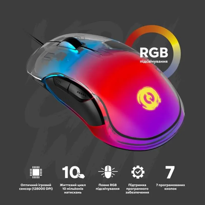Миша Canyon Braver GM-728 USB Black (CND-SGM728) - мініатюра 2