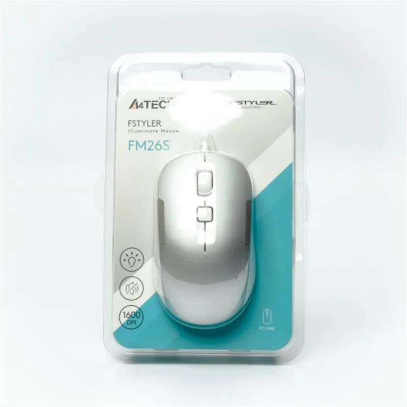 Миша A4Tech Fstyler FM26S Icy White - мініатюра 10