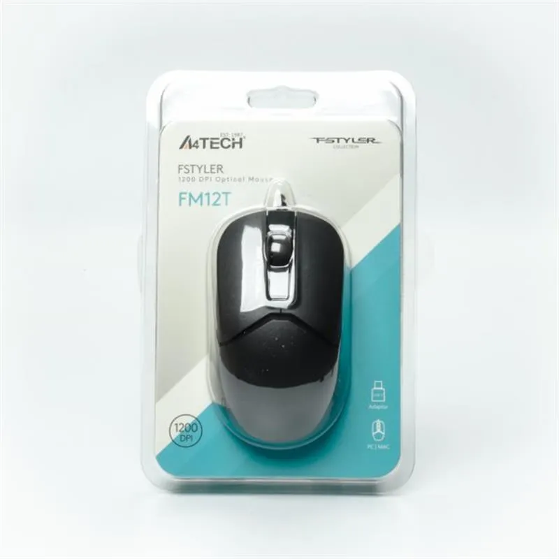 Миша A4Tech Fstyler FM12T Black - мініатюра 8
