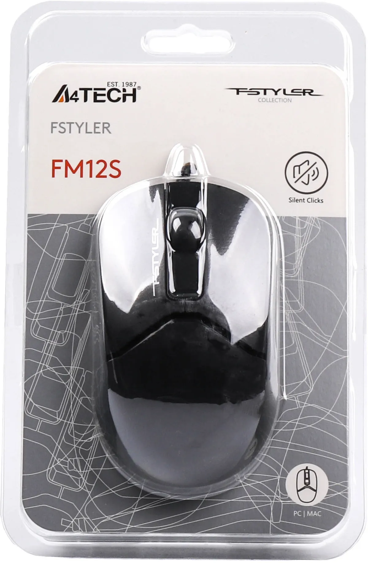 Миша A4Tech Fstyler FM12S Black - мініатюра 8