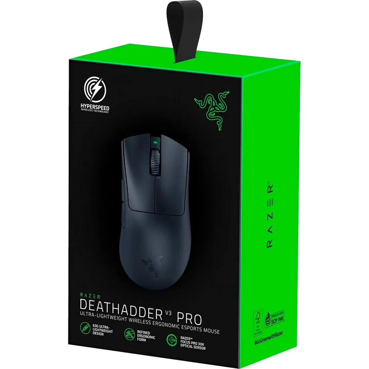 Миша бездротова Razer DeathAdder V3 Pro and HyperPolling Wireless Dongle (RZ01-04630300-R3WL) - мініатюра 4
