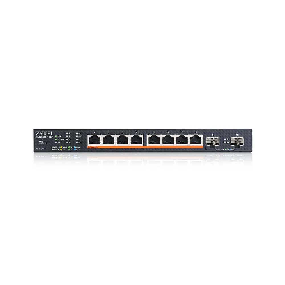 Комутатор ZYXEL XMG1915-10EP (XMG1915-10EP-EU0101F) - мініатюра 3
