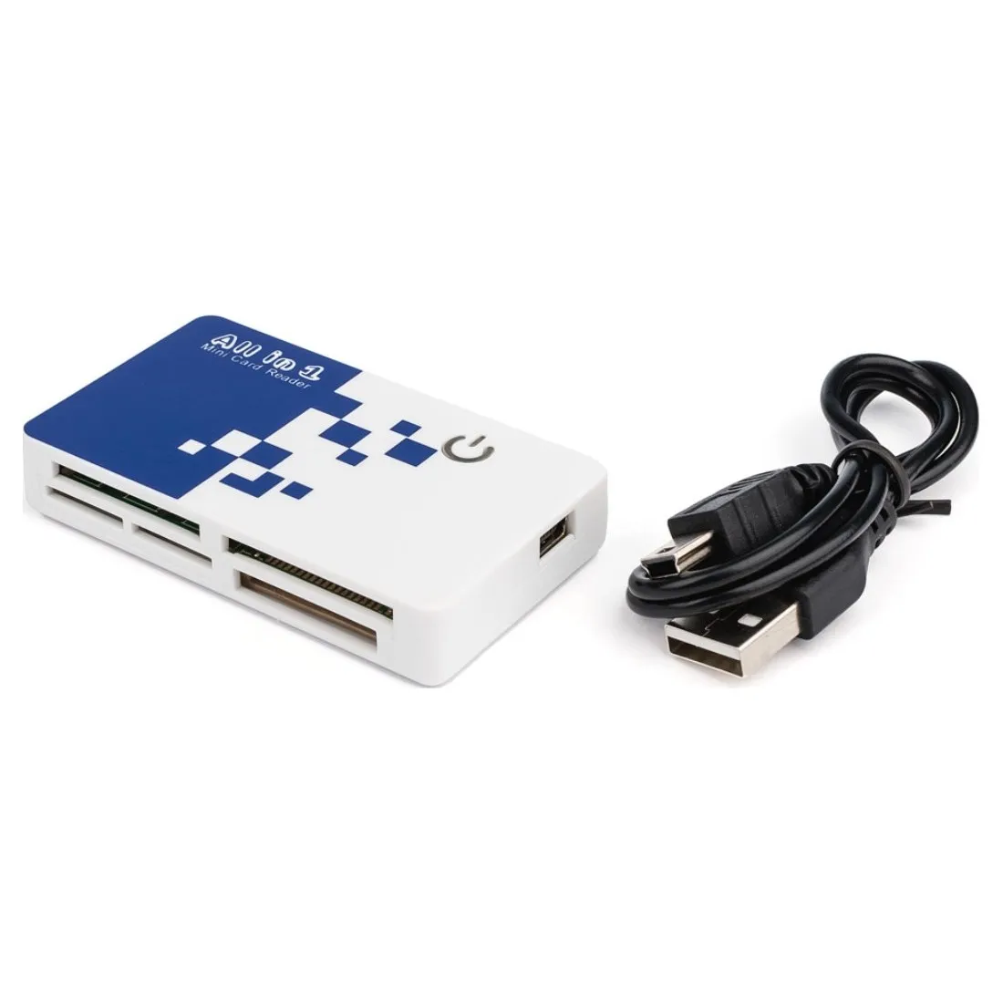 Картрідер USB 2.0 Atcom TD2029 MS, SD, microSD/TF, M2 Black (AT10729) - мініатюра 2